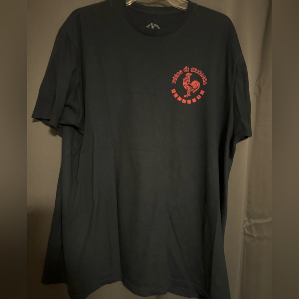 Sriracha navy tee shirt